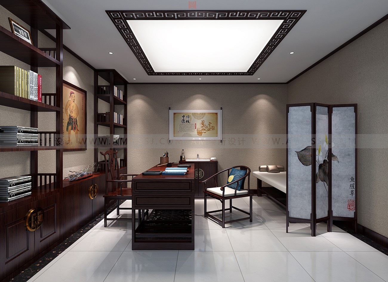 AM DESIGN | Design of Diagnosis Room of Harbin Traditional Chinese Medicine Culture Center