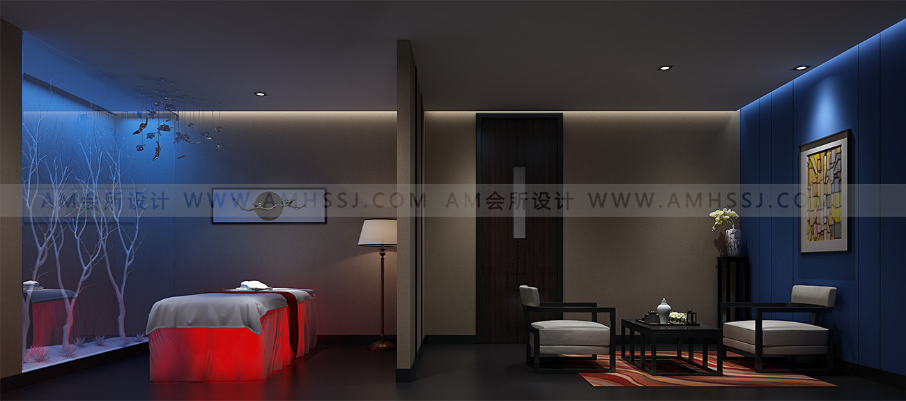 AM DESIGN | Spa design of high end spa club in Junfu