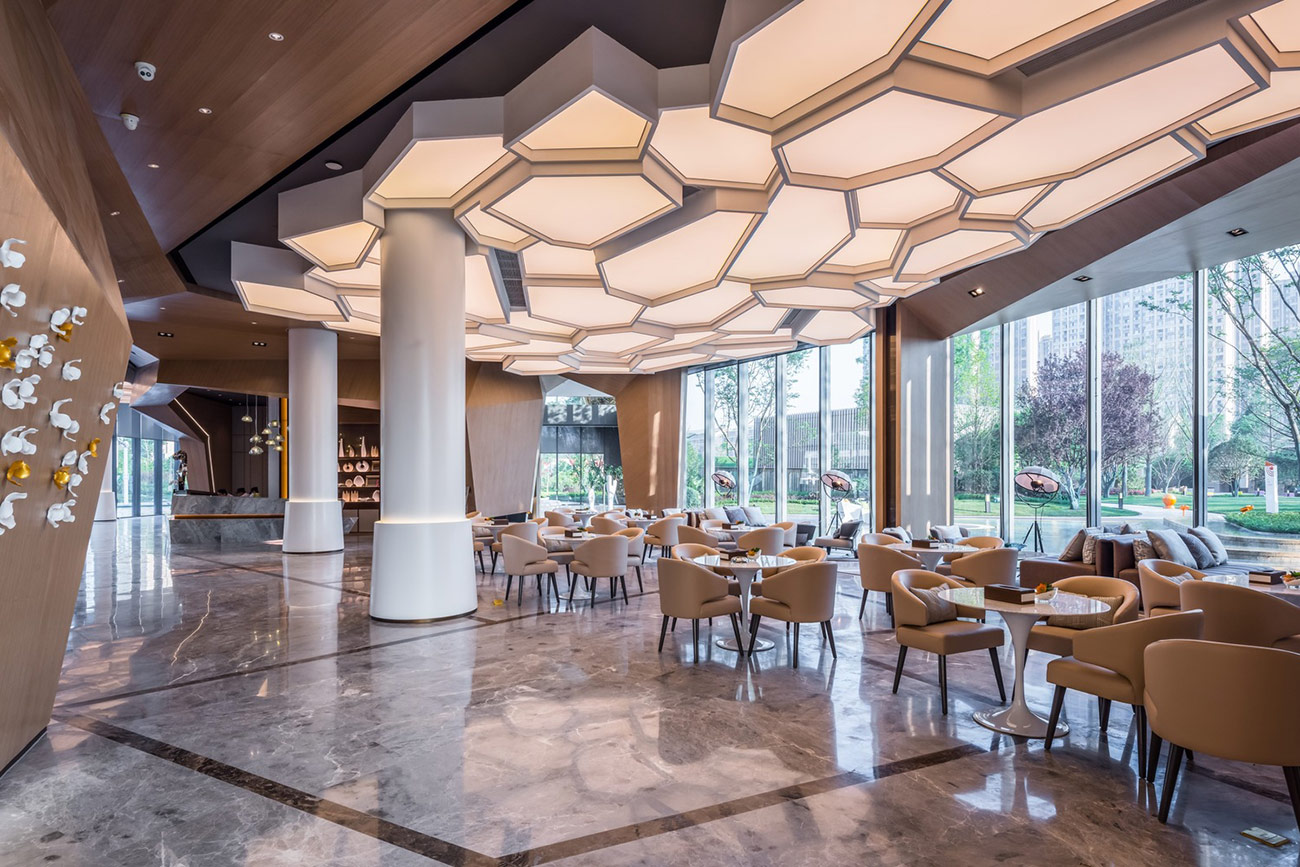 Restaurant Design of Shangdong Bay Exhibition Center in Changsh
