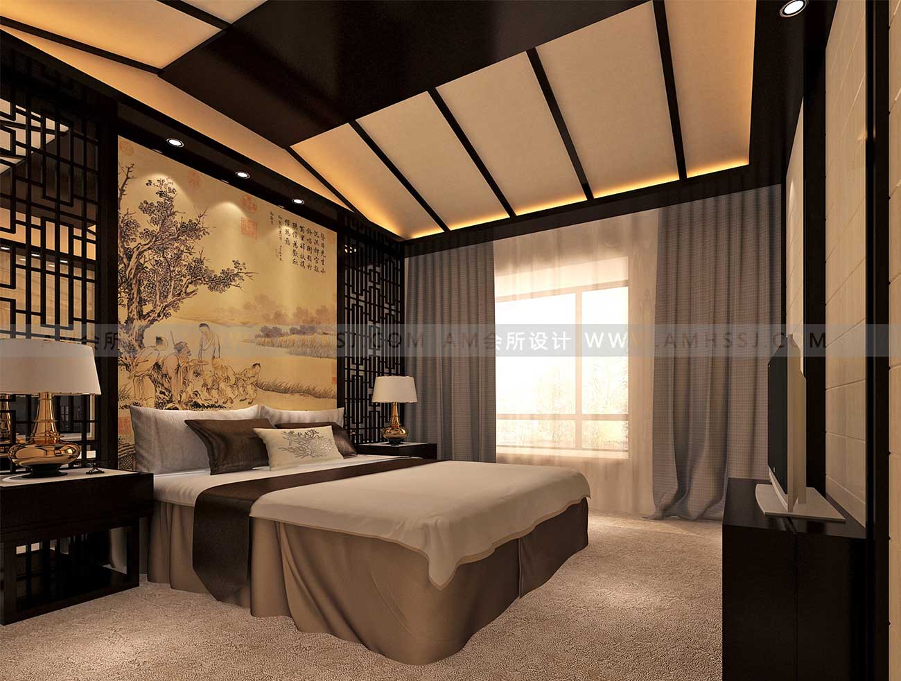 AM DESIGN | Guest room design of Junshan private club