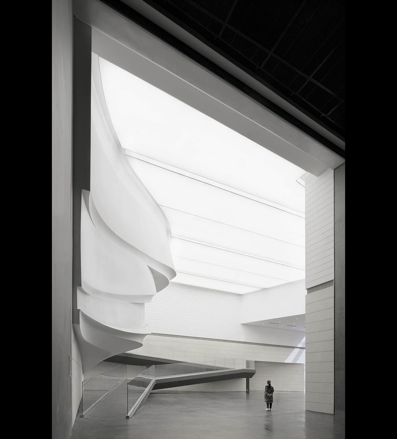 Contemporary Art Museum lobby & stairwell design