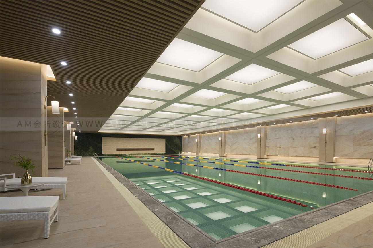 AM DESIGN | Swimming pool design of Hengmao future metropolis Sales Office
