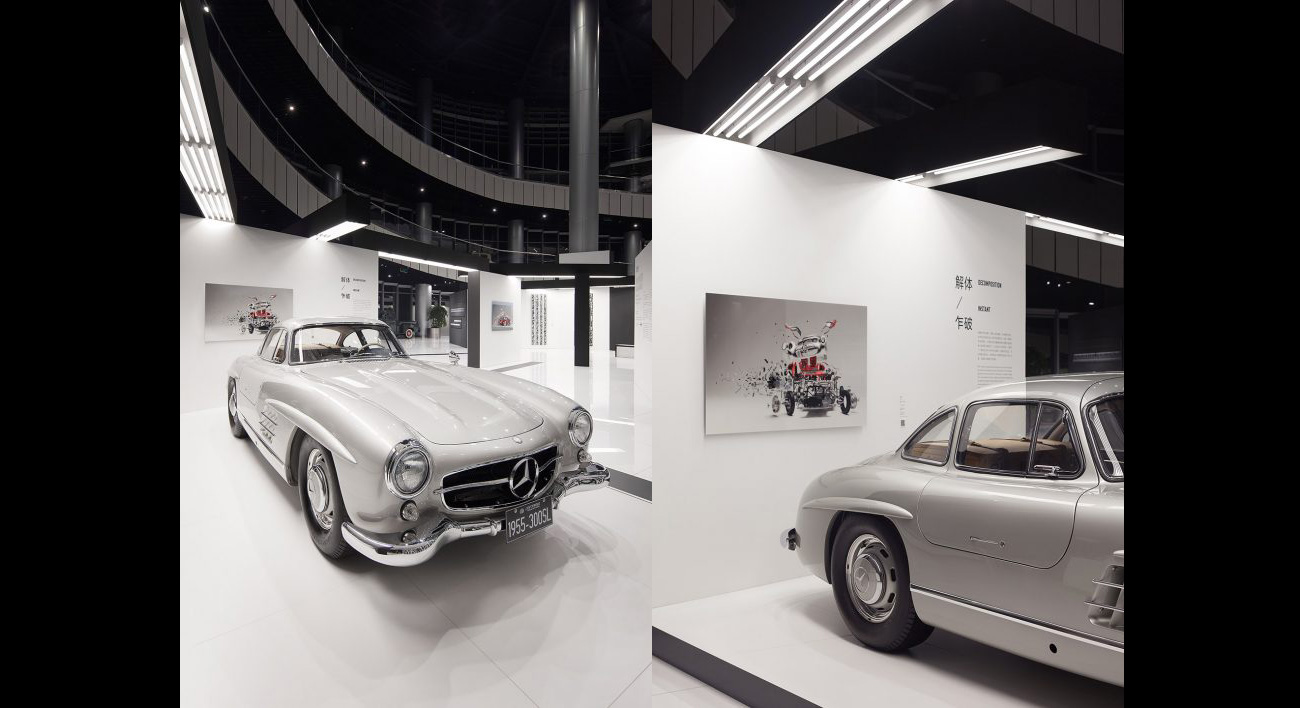Exhibition hall design of automobile art exhibition hall