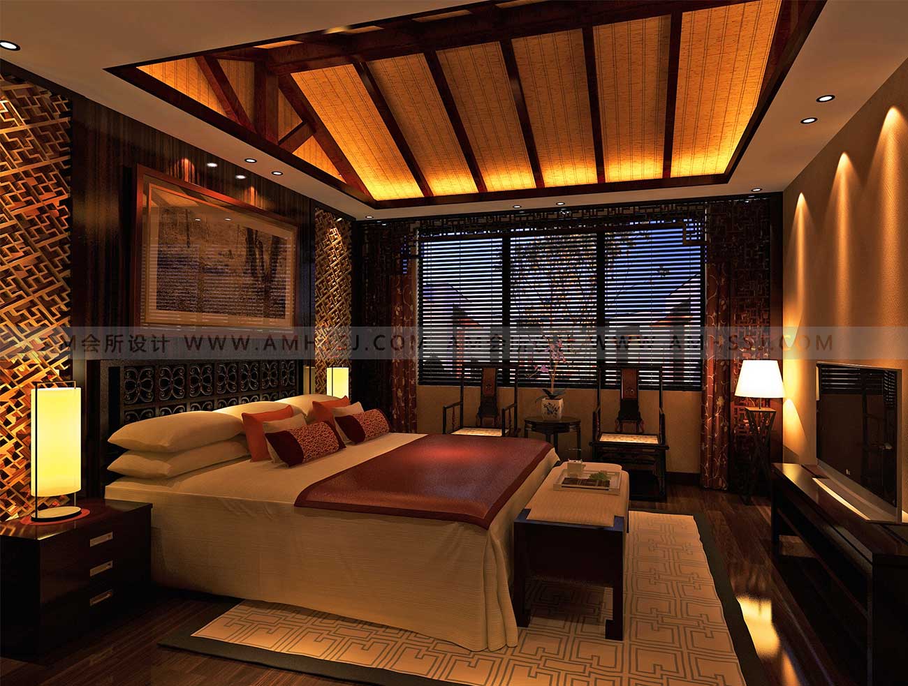 AM DESIGN | Guest room design of Junshan private club room