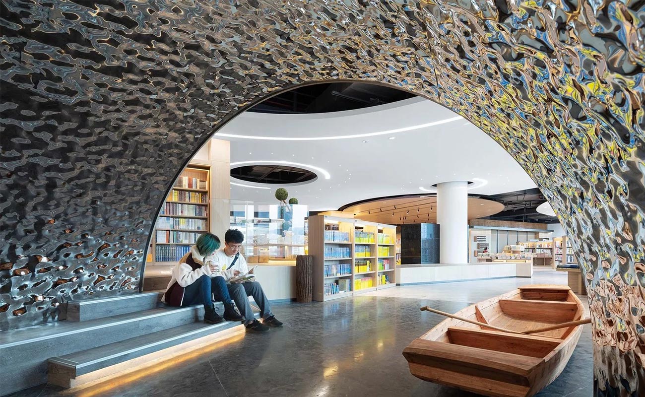 Longhua Library reading area design