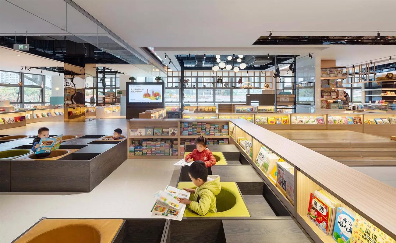 龙华图书馆儿童阅读休息区设计
