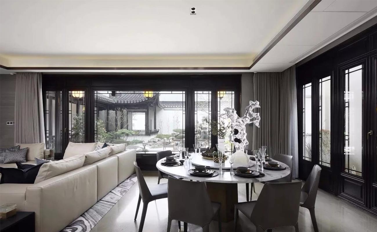 Design of Hangzhou top four courtyard Restaurant