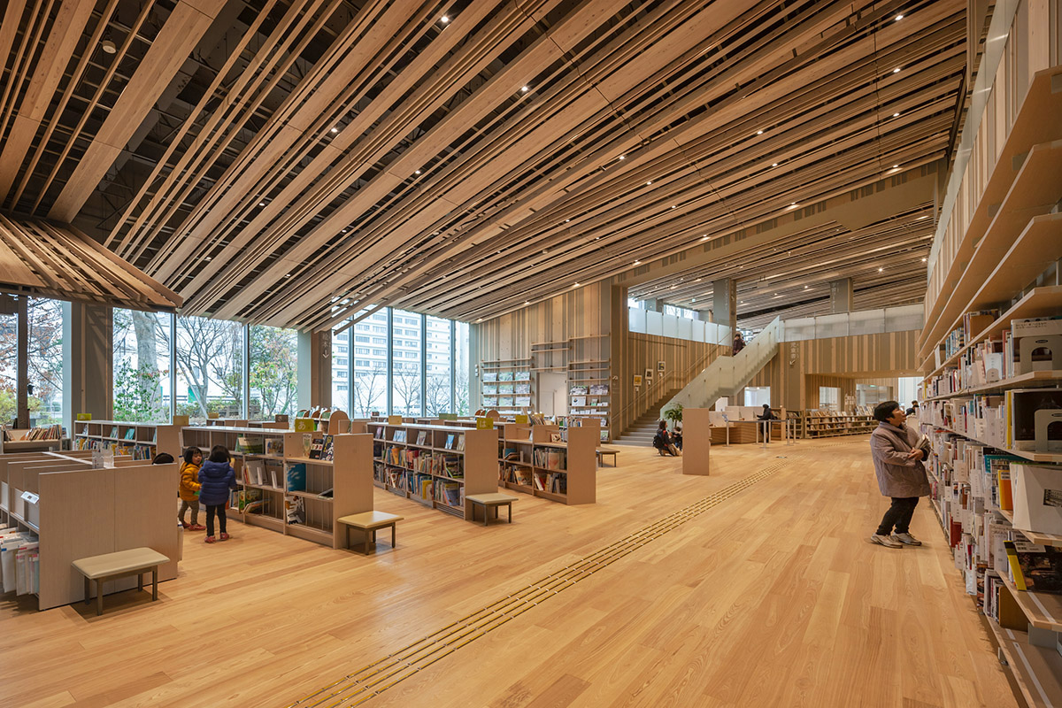 Design of library book area