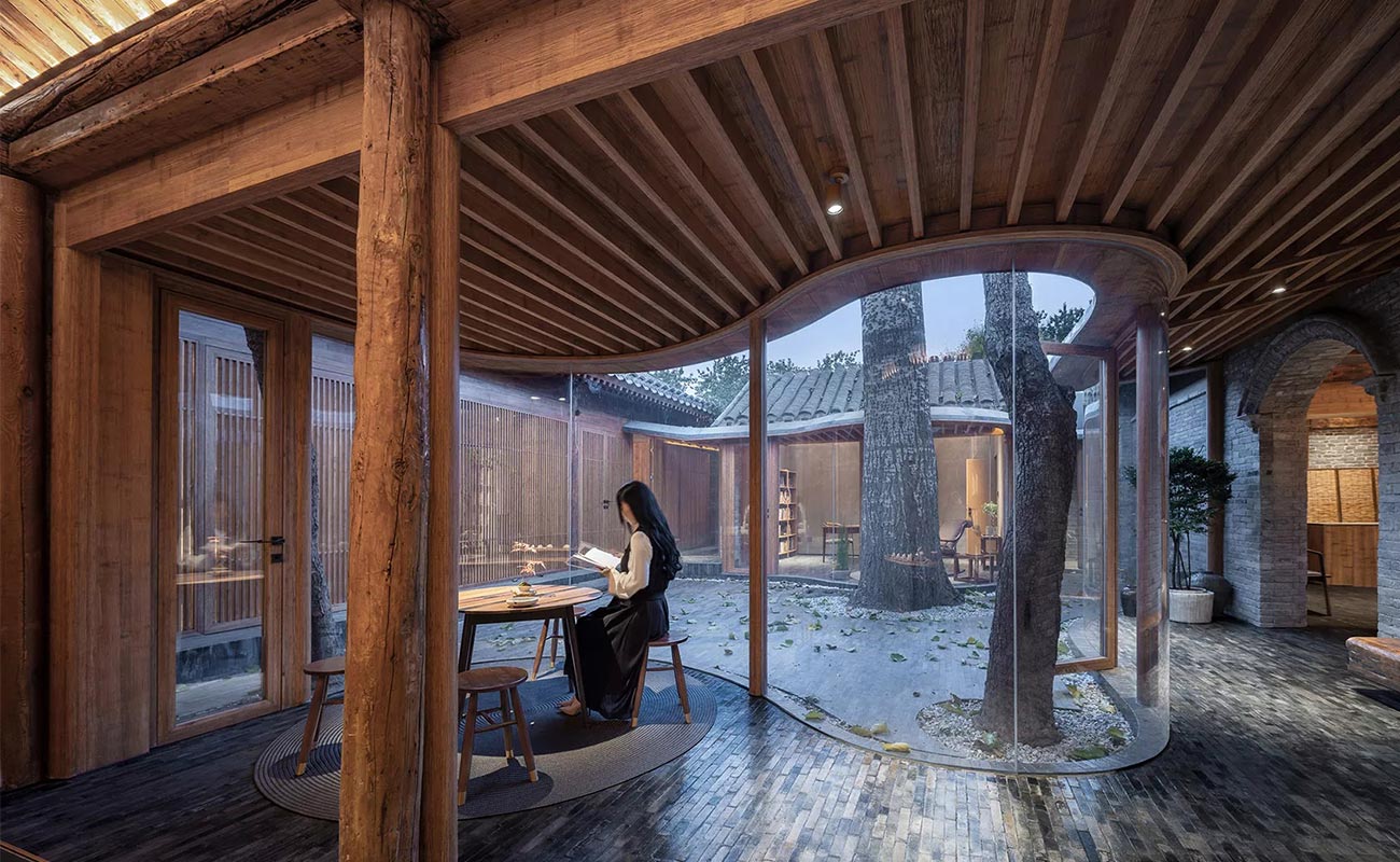 Renovation design of Qishe courtyard rest area