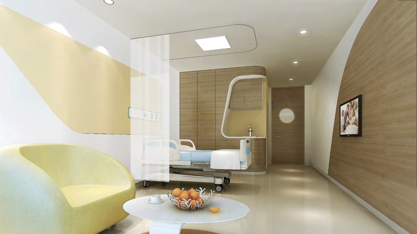 Room design of Huihe maternity and confinement center