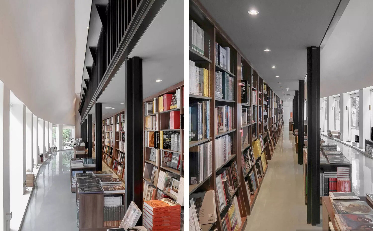 佳作书局书店图书区走廊改造设计