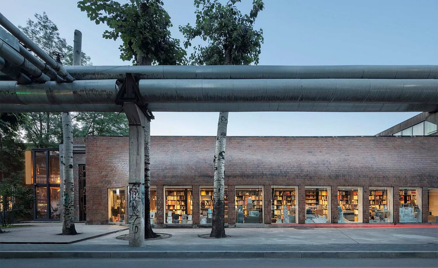 Renovation design of the architectural appearance of Jiazuo Bookstore