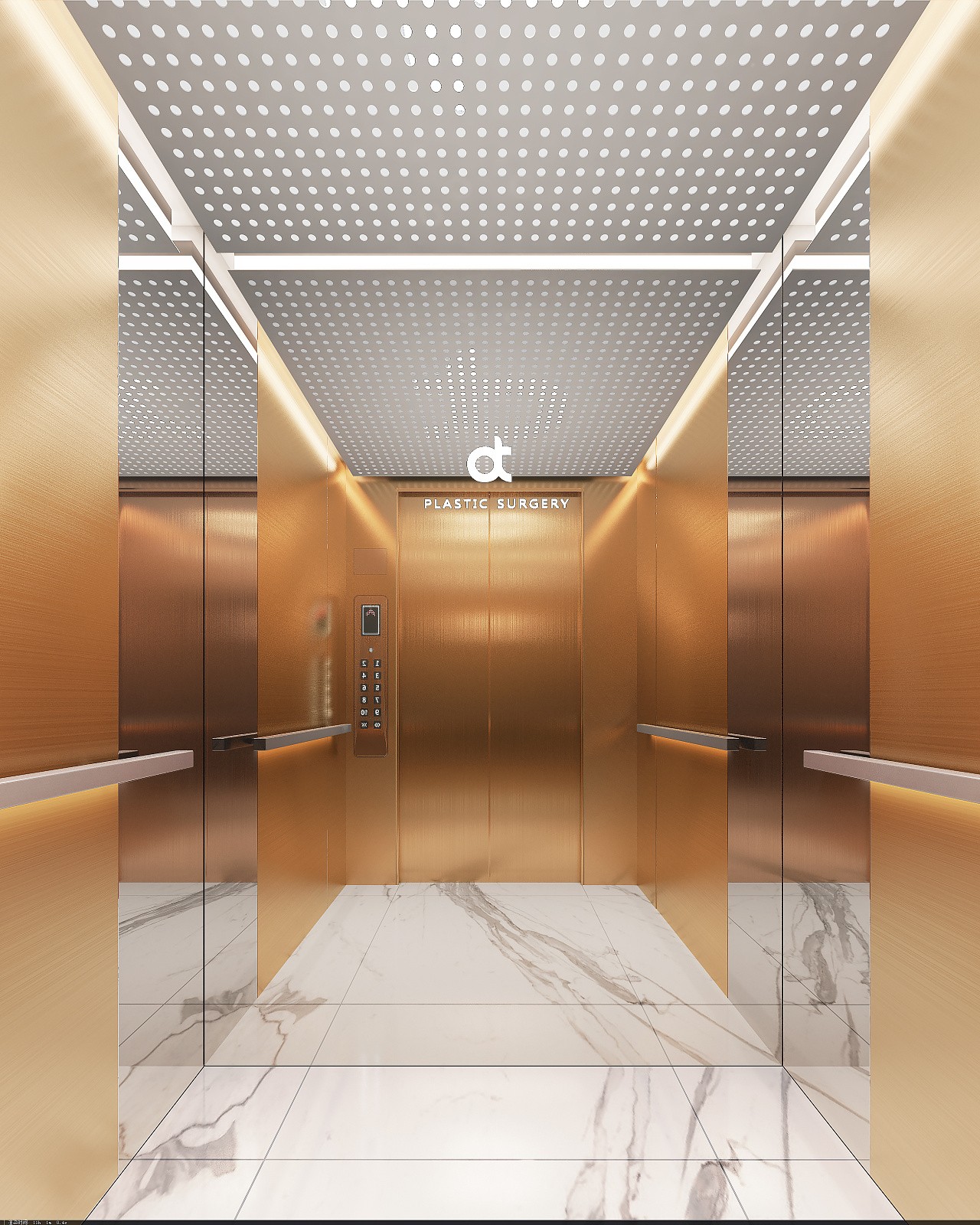 OT整形医院电梯间设计