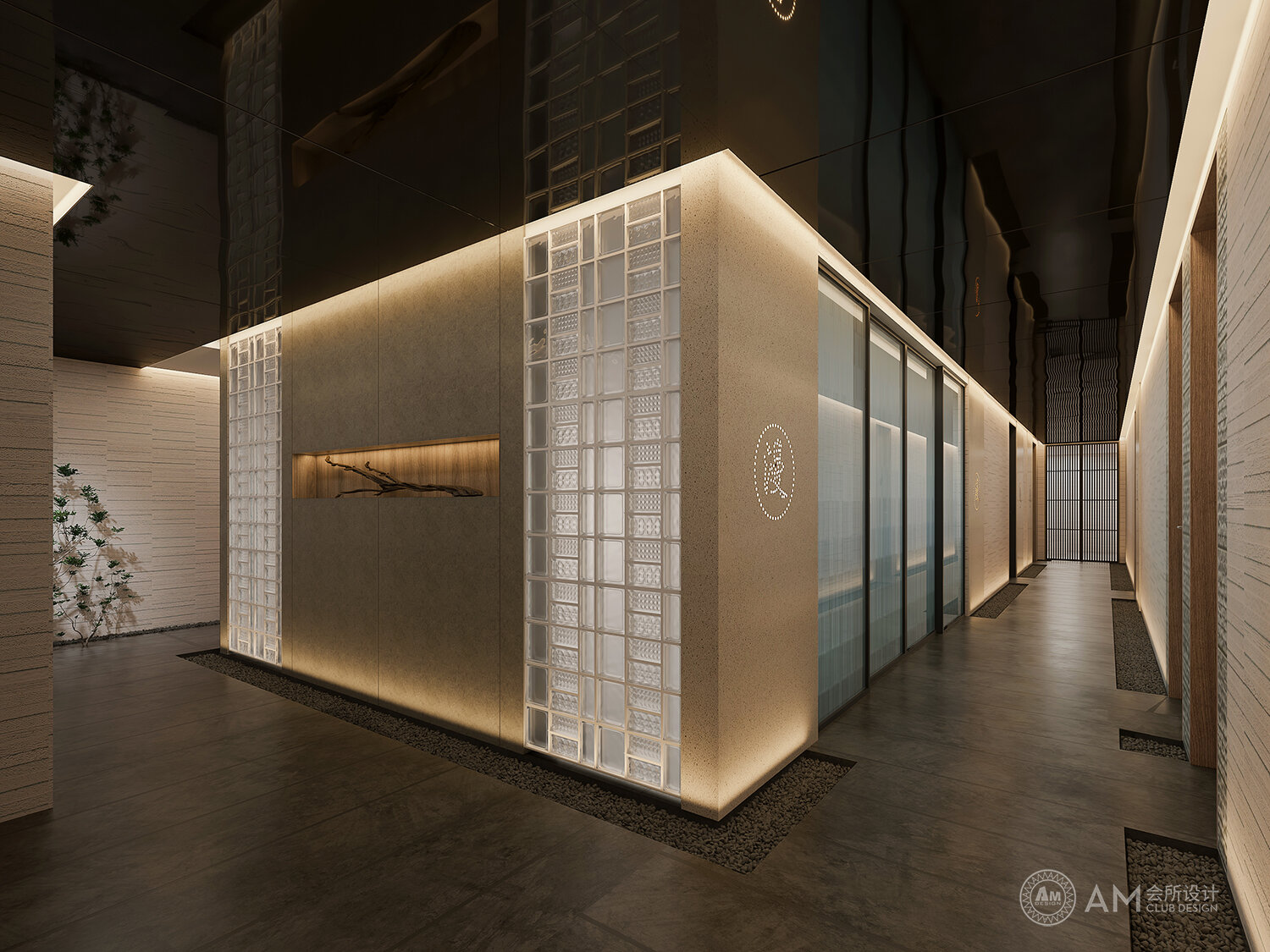AM设计 | 北京漫空间SPA会所走廊设计