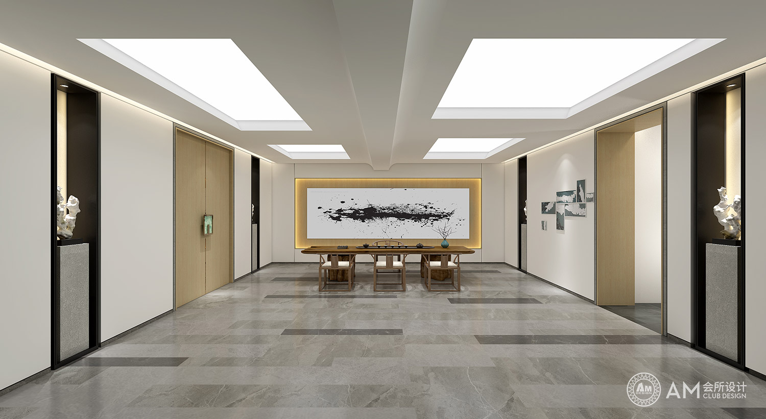 AM设计 | 北京友谊宾馆会所大堂设计